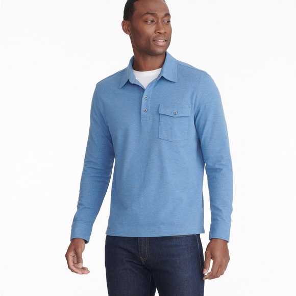 Untuckit Heavyweight Long-Sleeve Polo‎ - Picture 1 of 5